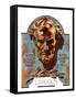 "Bronze Lincoln,"February 12, 1938-Joseph Christian Leyendecker-Framed Stretched Canvas