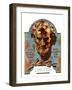 "Bronze Lincoln,"February 12, 1938-Joseph Christian Leyendecker-Framed Giclee Print