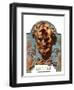 "Bronze Lincoln,"February 12, 1938-Joseph Christian Leyendecker-Framed Giclee Print