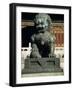 Bronze Lion Statue, Forbidden City, Beijing, China, Asia-D H Webster-Framed Photographic Print