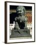Bronze Lion Statue, Forbidden City, Beijing, China, Asia-D H Webster-Framed Photographic Print
