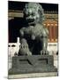 Bronze Lion Statue, Forbidden City, Beijing, China, Asia-D H Webster-Mounted Photographic Print