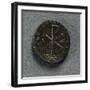 Bronze Magnenzio Maiorina with Constantine's Monogram, Verso, Roman Coins-null-Framed Giclee Print