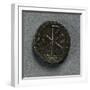 Bronze Magnenzio Maiorina with Constantine's Monogram, Verso, Roman Coins-null-Framed Giclee Print