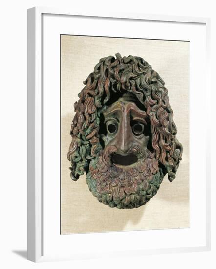 Bronze Mask-null-Framed Giclee Print