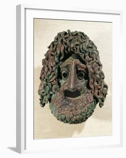 Bronze Mask-null-Framed Giclee Print