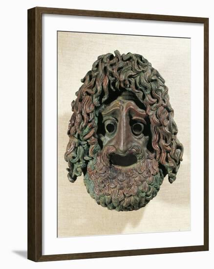 Bronze Mask-null-Framed Giclee Print