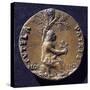 Bronze Medal with Image of Lorenzo De Medici-null-Stretched Canvas