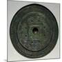 Bronze Mirror, China. Chinese Civilization, Han Dynasty, 3rd Century-null-Mounted Giclee Print