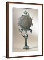 Bronze Mirror with Foot-null-Framed Giclee Print