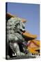 Bronze Mythological Lion Statue, Forbidden City, Beijing, China-Cindy Miller Hopkins-Stretched Canvas
