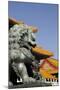 Bronze Mythological Lion Statue, Forbidden City, Beijing, China-Cindy Miller Hopkins-Mounted Photographic Print