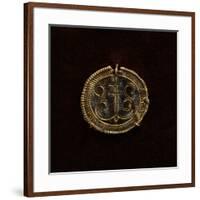 Bronze Pendant. Museum of History and Navigation, Riga, Latvia-null-Framed Giclee Print