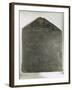 Bronze Plaque Containing Decurions' Decree Regarding Regulation of Weights and Measures-null-Framed Giclee Print