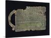 Bronze Plaque with Venetic Alphabet, from Reitia Sanctuary at Este, Province of Padua-null-Stretched Canvas