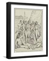 Bronze Relief-null-Framed Giclee Print