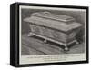 Bronze Sarcophagus in Which the Body of the Late Crown Prince Rudolph of Austria Now Rests-null-Framed Stretched Canvas