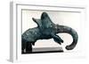 Bronze Sculpture with Gold Incrustations-null-Framed Giclee Print