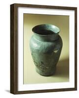 Bronze Situla with Funeral Objects, from Emilia Romagna Region-null-Framed Giclee Print