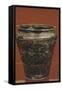 Bronze Situla with Structured Decoration on Three Panels, Showing Procession of Horses and Riders-null-Framed Stretched Canvas