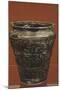 Bronze Situla with Structured Decoration on Three Panels, Showing Procession of Horses and Riders-null-Mounted Giclee Print