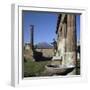 Bronze Statue at Temple of Apollo in Pompeii, 1st Century-CM Dixon-Framed Photographic Print