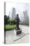 Bronze Statue 'Claude D. Pepper', Bayfront Park, Downtown, Miami, Florida, Usa-Axel Schmies-Stretched Canvas