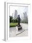 Bronze Statue 'Claude D. Pepper', Bayfront Park, Downtown, Miami, Florida, Usa-Axel Schmies-Framed Photographic Print