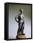 Bronze Statue Depicting a Deity or Female Figure Making an Offering-null-Framed Stretched Canvas