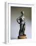 Bronze Statue Depicting a Deity or Female Figure Making an Offering-null-Framed Giclee Print