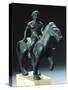 Bronze Statue Depicting a Horseman, 9th-1st Century BC-null-Stretched Canvas