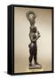 Bronze Statue Depicting Apollo, Front View-null-Framed Stretched Canvas