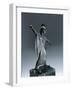 Bronze Statue Depicting Fighting Minerva-null-Framed Giclee Print