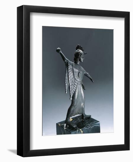 Bronze Statue Depicting Fighting Minerva-null-Framed Giclee Print