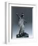 Bronze Statue Depicting Fighting Minerva-null-Framed Giclee Print