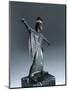 Bronze Statue Depicting Fighting Minerva-null-Mounted Giclee Print