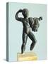 Bronze Statue Depicting Hercules in Battle, Front View-null-Stretched Canvas
