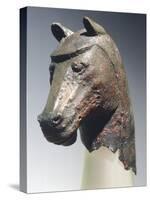 Bronze Statue Depicting Horse Head, from Karmir Blur, Armenia-null-Stretched Canvas