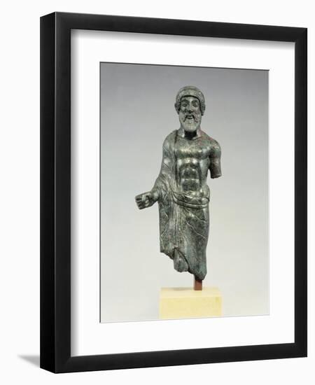 Bronze Statue Depicting Tinia-null-Framed Giclee Print