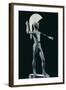 Bronze Statue Depicting Warrior Hurling Spear-null-Framed Giclee Print