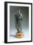 Bronze Statue Depicting Woman Wearing a Toga, Rear View. Etruscan Civilization, 7th Century BC-null-Framed Giclee Print