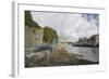 Bronze Statue in Memory of Nelson a Bull Grey Seal Who Frequented Looe Island and Harbour-Nick Upton-Framed Photographic Print