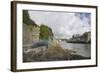 Bronze Statue in Memory of Nelson a Bull Grey Seal Who Frequented Looe Island and Harbour-Nick Upton-Framed Photographic Print