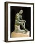 Bronze Statue of a Boxer, Roman Copy of Greek Sculpture by Apollonius the Athenian-null-Framed Giclee Print