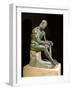 Bronze Statue of a Boxer, Roman Copy of Greek Sculpture by Apollonius the Athenian-null-Framed Giclee Print