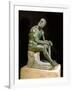 Bronze Statue of a Boxer, Roman Copy of Greek Sculpture by Apollonius the Athenian-null-Framed Giclee Print