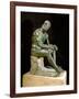 Bronze Statue of a Boxer, Roman Copy of Greek Sculpture by Apollonius the Athenian-null-Framed Giclee Print