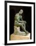 Bronze Statue of a Boxer, Roman Copy of Greek Sculpture by Apollonius the Athenian-null-Framed Giclee Print