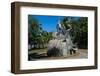 Bronze Statue of a Chamorro Chief, Guam, Us Territory, Central Pacific, Pacific-Michael Runkel-Framed Photographic Print