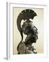 Bronze Statue of Athena with Helmet, Detail, Head-null-Framed Giclee Print